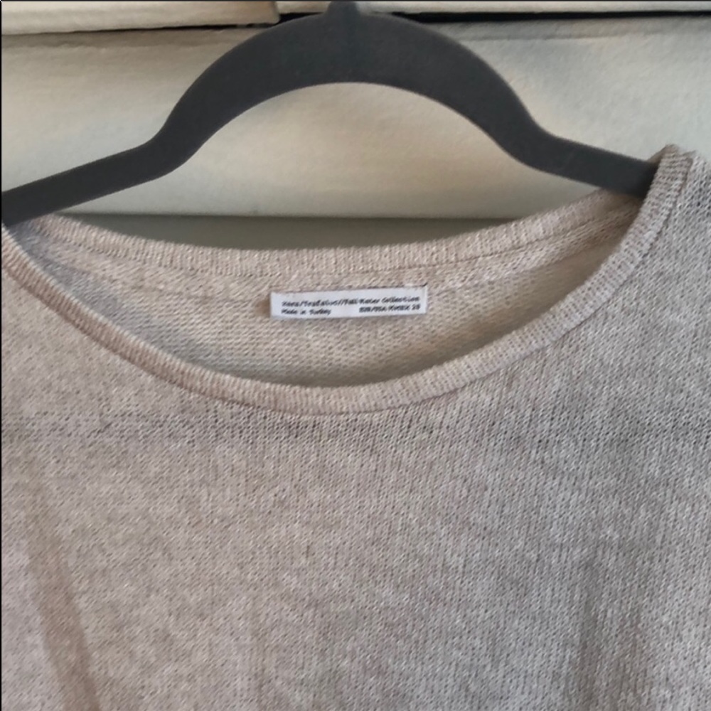 Zara Asymmetrical sweater.